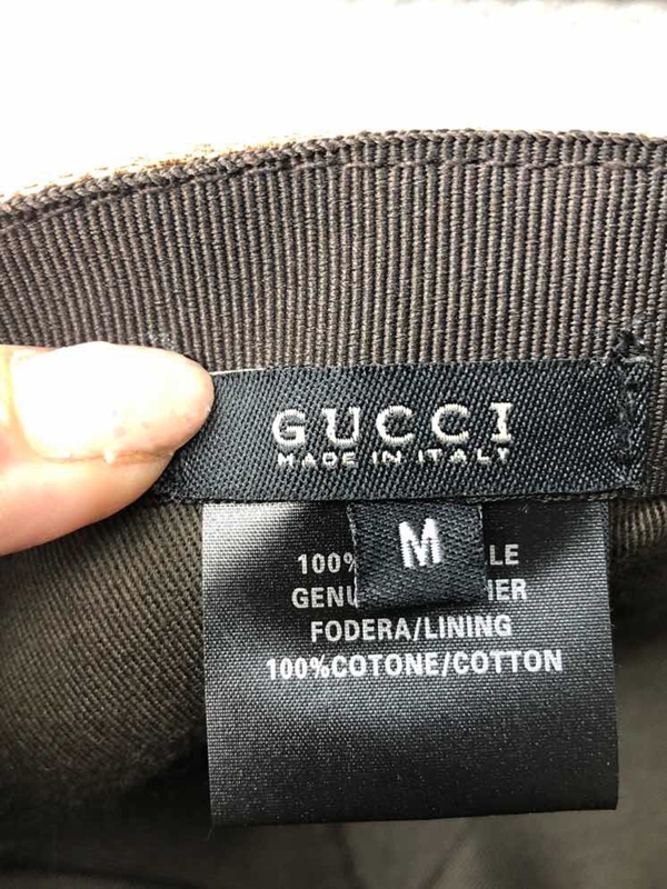 ブランド帽子素材ディテール